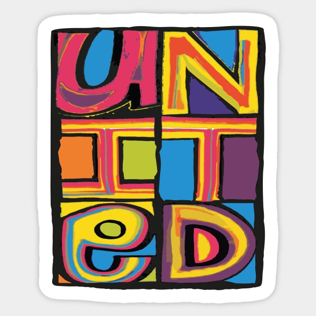 UNITED 'Happy Mondays' Inspired Design Sticker by LTFRstudio